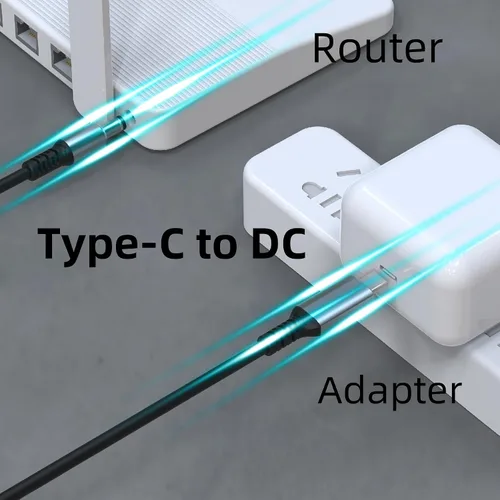 Vista 6 de Cable de carga de alimentación USB C a CC de 0.217 in x 0.083 in para portátil (5521), entrada USB tipo C macho de 20 V a CC 0.217 x 0.083 in, cable