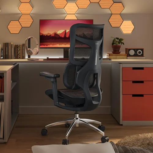 Vista 11 de SIHOO Doro S100 Ergonomic Office Chair - Dual Dynamic Lumbar Support, 4D Coordinated Armrests, 5-Level Adjustable Backrest, Recline Angle 135-degree