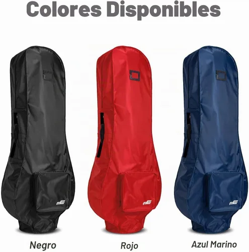 Vista 4 de Nuestra cubierta de lluvia de confianza: resistente al polvo y al agua, plegable para palos de golf Negro
