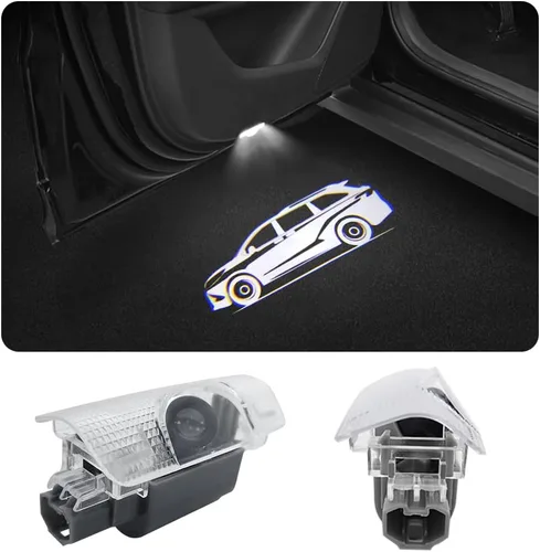 Vista 8 de 2 PCS Luces LED con Logo para Puerta de Auto Compatibles con 4Runner 2010-presente Proyector de Cortesía Luz de Bienvenida Láser Lámpara de Charco