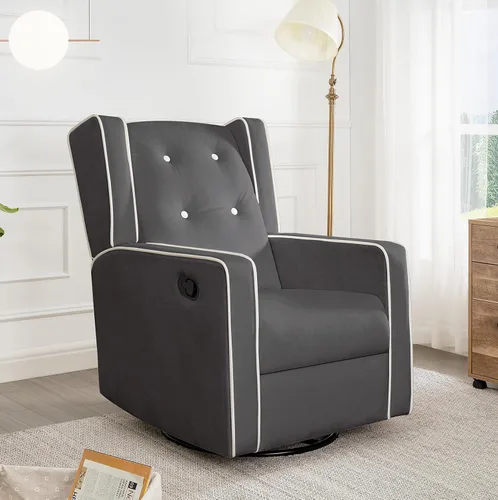 Vista 10 de Naomi Home Odelia - Sillón reclinable, mecedora, deslizador, giratorio