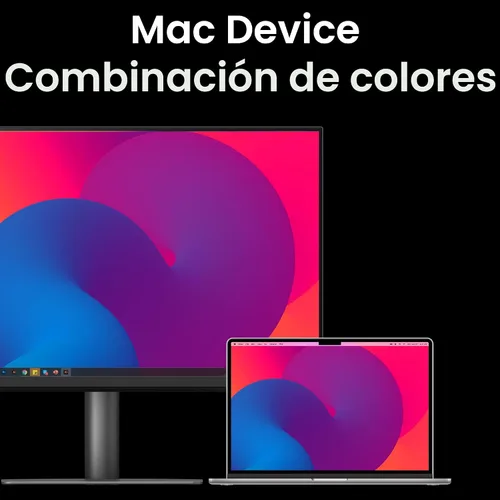Vista 7 de BenQ PD2706QN 27" 2K QHD (2560x1440) Monitores listos para Mac, IPS, 95% P3