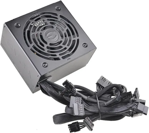 Vista 4 de EVGA 600 BR, 80+ Bronce 600W, 3 años de garantía, fuente de alimentación 100- BR-0600-K1