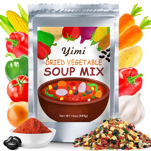 Vista 11 de Yimi - Sopa liofilizada de tofu y miso de verduras para ramen, no pasta de miso
