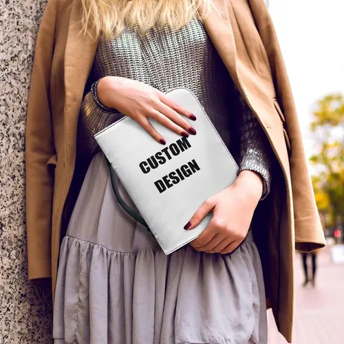 Vista 4 de Cubierta de la Biblia de diseño personalizado Funda de libro con cremallera de cuero PU Funda de transporte de Biblia multifunción Regalo