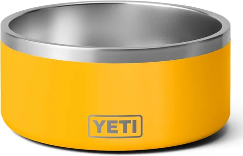 Vista 19 de YETI Boomer 8 - Tazón antideslizante y de acero inoxidable para perro, con capacidad de 64 onzas Blanco