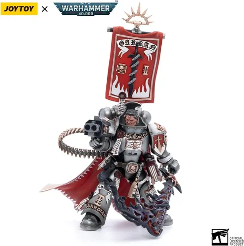 Vista 3 de LEBOO JOYTOY Warhammer 40K Grey Knights Castellan Crowe 1/18 Figura de acción Warrior Joy Modelos de juguete