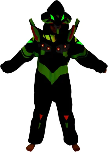 Vista 2 de SAZAC Kigurumi - Evangelion Unit-01 - Eva-01 - Mono de Halloween - Adulto