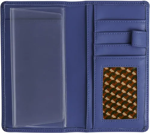 Vista 28 de Sanlykate Funda de libro de cheques de cuero para hombres y mujeres, estuche de libro de cheques con bloqueo RFID con tarjetero y divisor gratuito