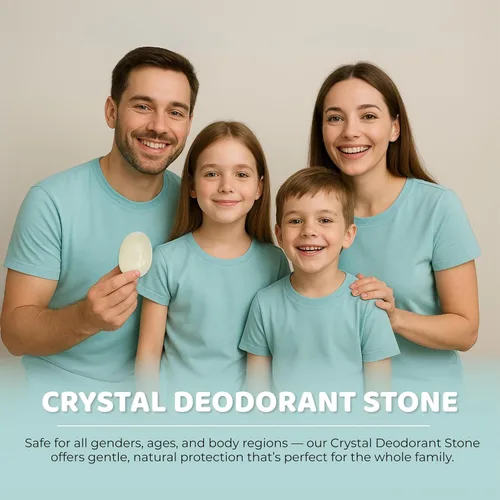 Vista 6 de Thai Deodorant Stone Piedra de cristal en cesta