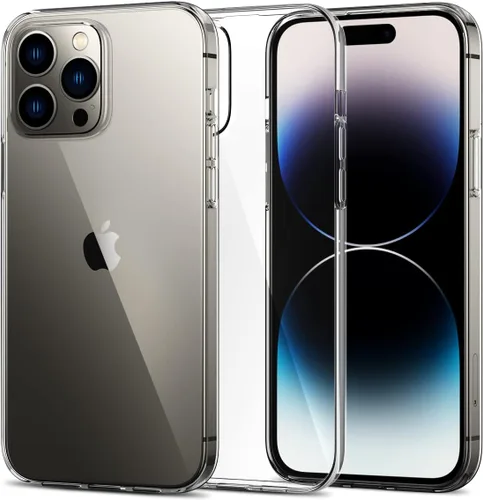 Vista 18 de Funda transparente para iPhone 12 Pro Max, ultrafina, flexible, resistente a los arañazos, gel de TPU de goma suave de silicona protectora