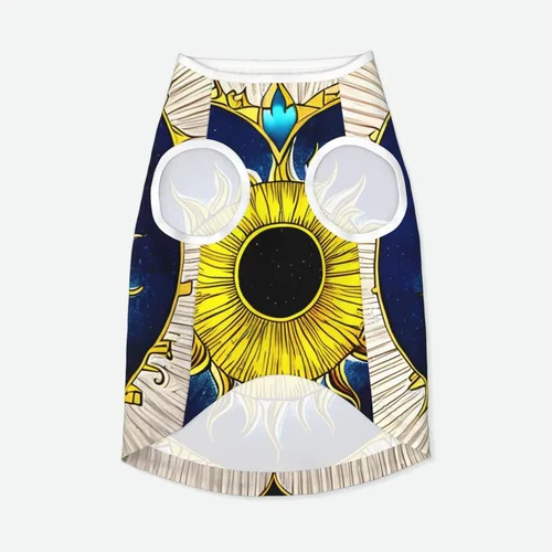 Vista 7 de Chaqueta clásica de ansiedad para perros, ropa cómoda para mascotas para gatos y perros, abrigo solar de corazón de dibujos animados para perros