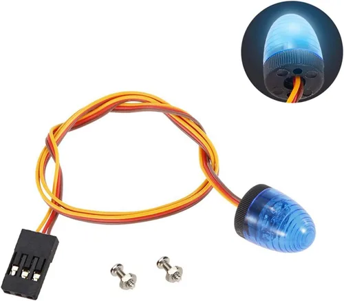 Vista 3 de 2 luces estroboscópicas LED intermitentes para automóvil a control remoto, luces estroboscópicas LED para 1/8 1/10 1/12 SCX10 TRX4 RC Car 1/14 RC