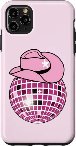 Vista 13 de Cowboy Hat Disco Ball Pink Cowgirl Case for iPhone 17