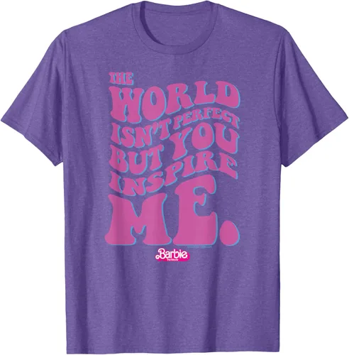 Vista 8 de Barbie Camiseta The Movie - You Inspire Me, Negro