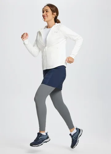 Vista 2 de BALEAF Falda acolchada de 17 pulgadas para mujer, ligera, aislada, cálida, para nieve, senderismo, correr, golf, al aire libre