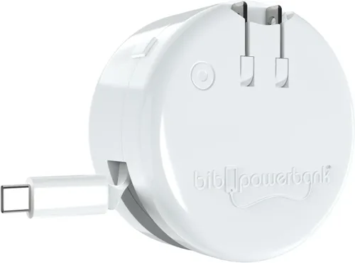 Vista 9 de Cargador de pared con cable retráctil USB-C 4 en 1 y banco