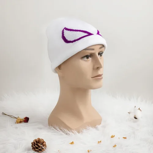 Vista 4 de gothapy Y2K - Gorros de punto de acrílico gótico con diseño de Spider Miles Gwen Peter para mujeres y hombres