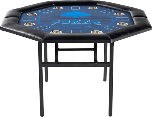 Vista 8 de Barrington Poker - Mesas de Póquer Plegables de Múltiples Estilos y Tableros de Mesa de Póquer/Colección de Mesa de Comedor, Mesas con Rieles