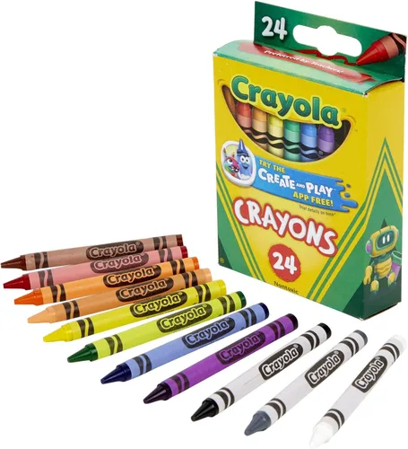 Vista 3 de Crayola Crayones 24 colores (paquete de 4)