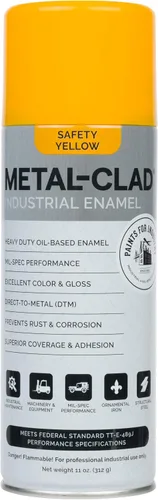Vista 37 de Pinturas para la industria Esmalte industrial, Pintura en aerosol - Maquinaria de hierro de metal de acero - 1 lata (aluminio metálico) 9-S-1423