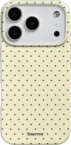 Vista 81 de inewateri Funda compatible con iPhone 11 con bonito diseño estético de lunares a la moda, fundas simples para TPU suave, funda de protección Negro