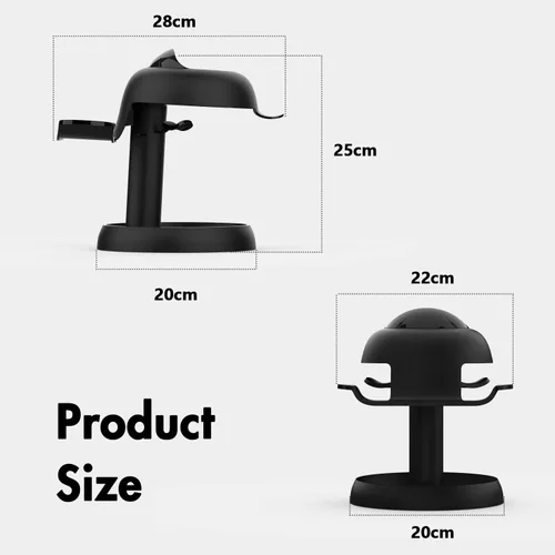 Vista 5 de AMVR Soporte para VR, accesorios para auriculares VR para Quest Pro, Meta Quest, Quest 2, Rift o Rift S y controladores táctiles