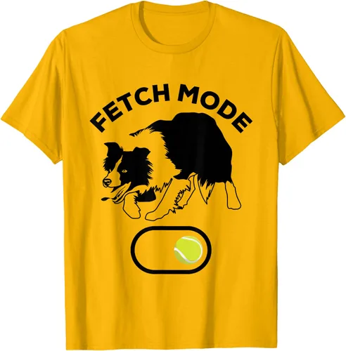 Vista 8 de Border Collie Stuff - Camiseta de pelota de tenis para hombre, Border Collie Fetch, Blanco Gris Oscuro