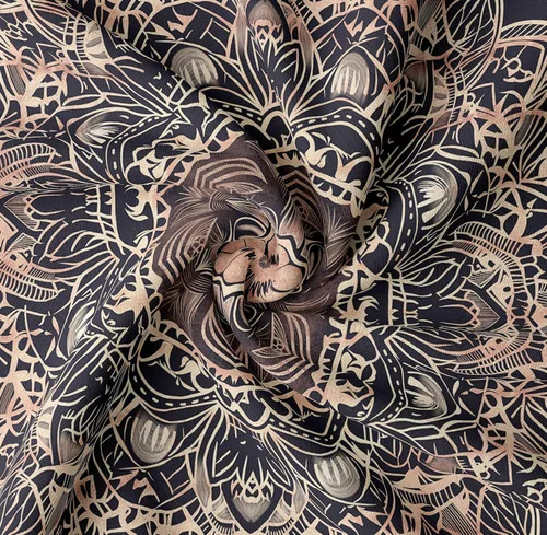 Vista 3 de Tapzen Tapiz bohemio con mandala místico bohemio para colgar en la pared, tapiz étnico vintage bohemio para estética de dormitorio, diseño