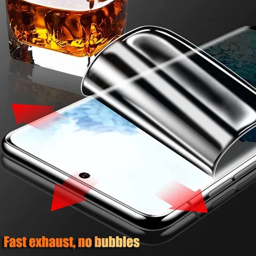 Vista 5 de Protector de pantalla de hidrogel de privacidad para Honor 70, 2 piezas de película protectora de TPU suave antiespía (no vidrio templado)