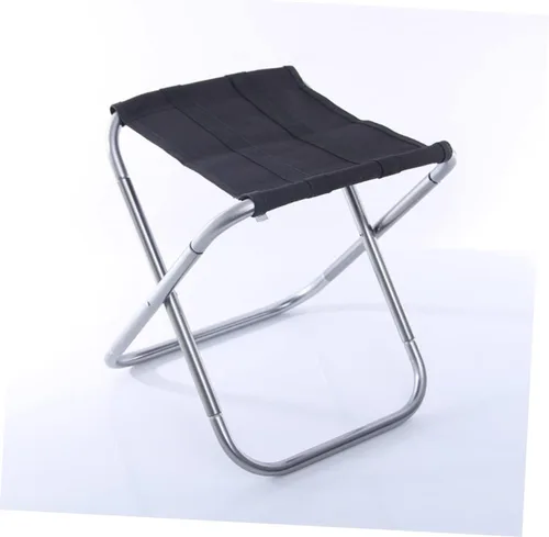 Vista 3 de Outdoor Folding Stool Portable for Camping Fishing and Picnics Lightweight Compact Design with Durable Canvas Surface for Outdoor Activities
