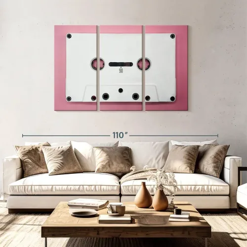 Vista 192 de Elephant Stock BW - Reproductor de discos de vinilo para pared, lienzo horizontal, decoración de pared de sala de estar de 3 piezas, impresión
