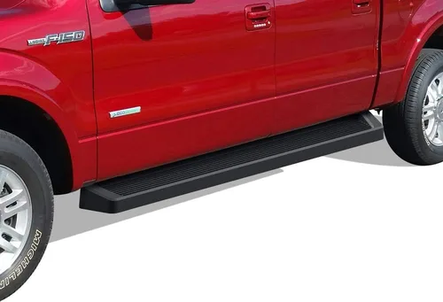 Vista 11 de APS Estribos (barras laterales y escalones laterales) compatibles con Ford F150 SuperCrew Cab 2009-2014 con caja de 5.5 pies (requiere perforación)