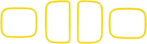 Vista 8 de Hoolcar Cubierta de Moldura de Ventilación del Panel de CA de Control Central del Aire Acondicionado para Dodge Charger 2011-2020, Fibra de Carbono