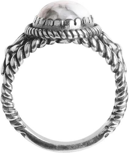 Vista 4 de American West - Anillo de plata de ley para mujer y hombre, elección de piedras preciosas de inspiración nativa, tallas 5 a 13, Metal