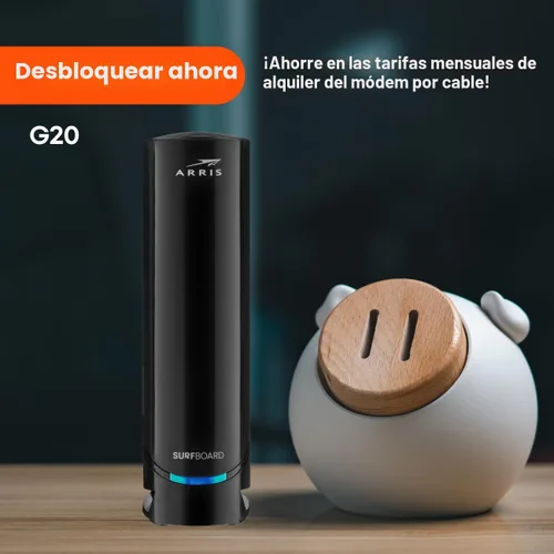 Vista 5 de ARRIS (G20) - Combo de Router de Módem de Cable - WiFi 6 (AX3000) DOCSIS 3.1 Multi-Gigabit Rápido, Aprobado para Comcast Xfinity, Cox, Spectrum