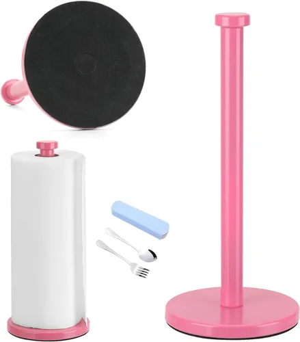 Vista 11 de Soporte para Toallas de Papel Negro para Encimera, Soporte para Toallas de Papel de Mármol Usado para Cocina y Baño, Soporte para Toallas de Papel