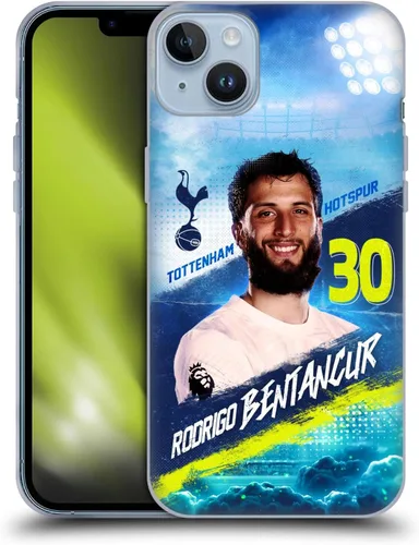 Vista 28 de Head Case Designs Officially Licensed Tottenham Hotspur F.C. Cristian Romero 2023/24 First Team Gel Case [Military Grade] Compatible with Apple