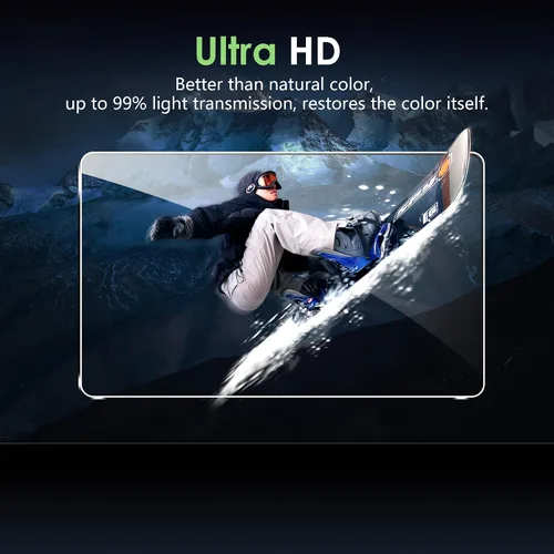 Vista 2 de Protector de pantalla para DJI Osmo Action 6 de vidrio templado y protector de lente de cámara de vidrio templado, transparente de alta definición