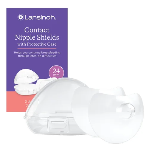 Vista 11 de Lansinoh Protectores de pezón de contacto para madres lactantes, ultrafinos, suaves y flexibles, de silicona de grado médico, diseñados para pezones