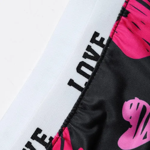 Vista 7 de Pantalones cortos con estampado de corazones para mujer, ropa interior divertida, ropa interior para mujer, ropa interior de algodón