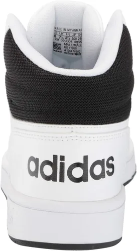 Vista 3 de adidas Hoops 2.0 Mid - Tenis de baloncesto para hombre, Blancotintaescarlata