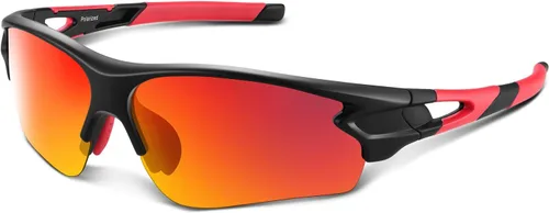 Vista 12 de BEACOOL Polarized Sports Sunglasses for Men Women Youth Baseball Fishing Cycling Running Golf Motorcycle Tac Glasses UV400