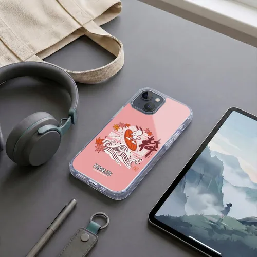 Vista 187 de Carcasa de gel para iPhone 7 Plus/iPhone 8 Plus, diseño de Snoopy Oriental de Peanuts, Badges