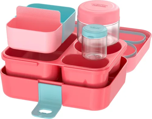 Vista 8 de THERMOS Kit de almuerzo para almacenamiento de alimentos Freestyle para niños, color azul