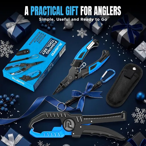 Vista 6 de PLUSINNO Fishing Gear, Fishing Tools, Fishing Accessories, Fishing Pliers Azul