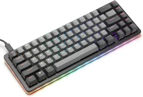 Vista 3 de DROP Teclado mecánico ALT: teclado para juegos 65 % (67 teclas), interruptores de intercambio en caliente, macros programables, retroiluminación LED