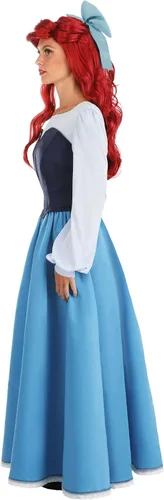 Vista 8 de Disfraz de vestido azul Ariel de la Sirenita para mujer Azul Patchwork