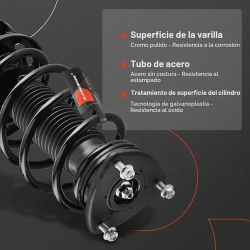 Vista 5 de A-Premium Par delantero (2) conjunto completo de puntal y resorte helicoidal compatible con Mazda 6 2014 2015 2016 2017, lado del conductor
