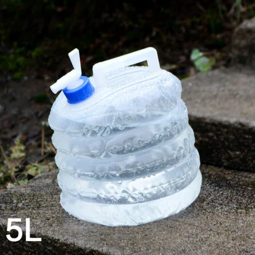 Vista 7 de BESPORTBLE Contenedor de agua Contenedores de agua Jarras de agua para almacenamiento Almacenamiento de agua de emergencia de 5 galones Contenedor
